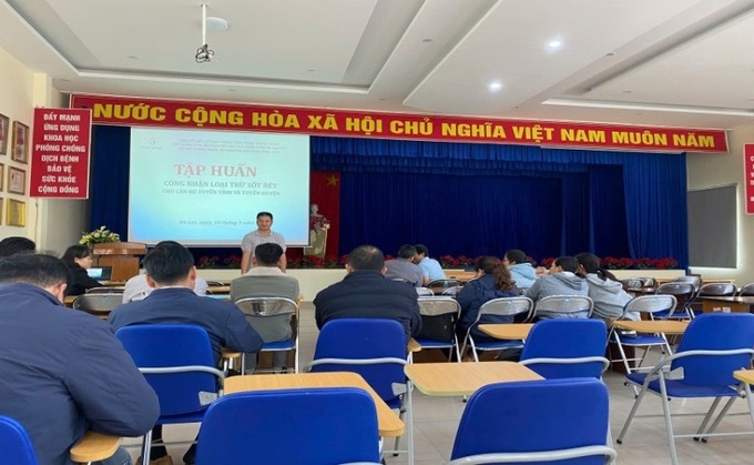 Học viên tham gia lớp tập huấn  