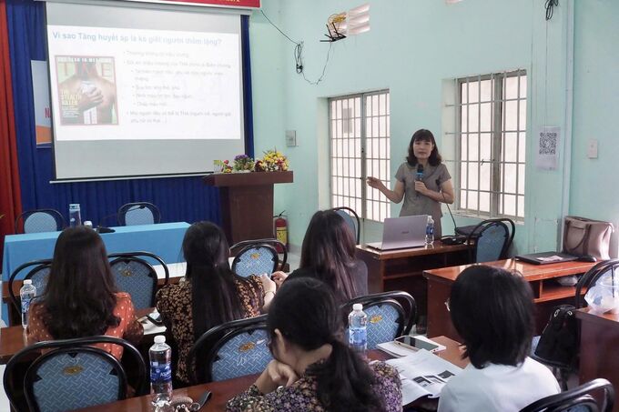 Quang cảnh lớp tập huấn