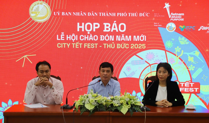 Buổi họp báo cung cấp thông tin về Lễ hội chào đón năm mới - City Tết Fest Thủ Đức 2025