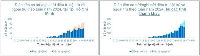 Tình hình dịch bệnh sởi tại TP. HCM tính đến tuần 45