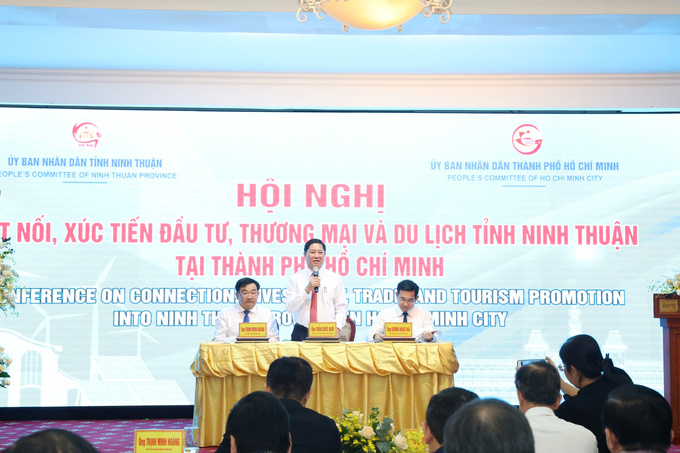 Hội nghị kết nối, xúc tiến đầu tư, thương mại và du lịch tỉnh Ninh Thuận tại TP. Hồ Chí Minh