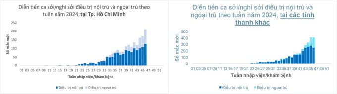 Tình hình dịch bệnh sởi tại TP. Hồ Chí Minh tính đến tuần 46