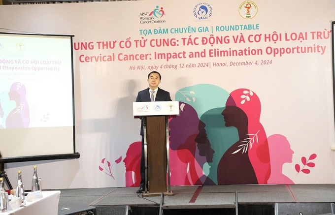 GS.TS Trần Văn Thuấn, Thứ trưởng Bộ Y tế, Chủ tịch Hội đồng Y khoa Quốc gia phát biểu