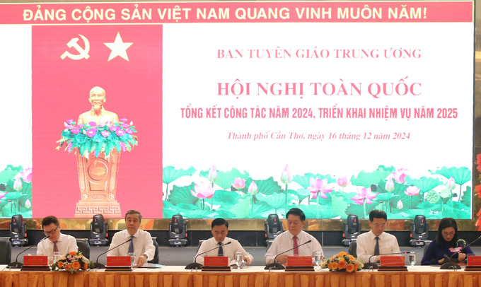 Hội nghị toàn quốc tổng kết công tác tuyên giáo năm 2024, triển khai nhiệm vụ năm 2025