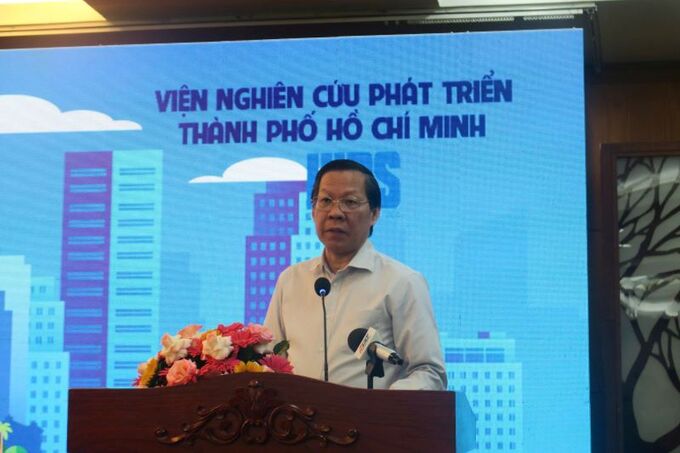 Chủ tịch UBND TP. HCM Phan Văn Mãi phát biểu khai mạc