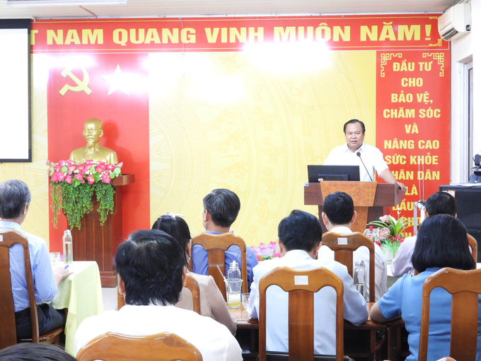 Ông Nguyễn Minh Luân - Phó Chủ tịch UBND tỉnh Cà Mau phát biểu chỉ đạo hội nghị