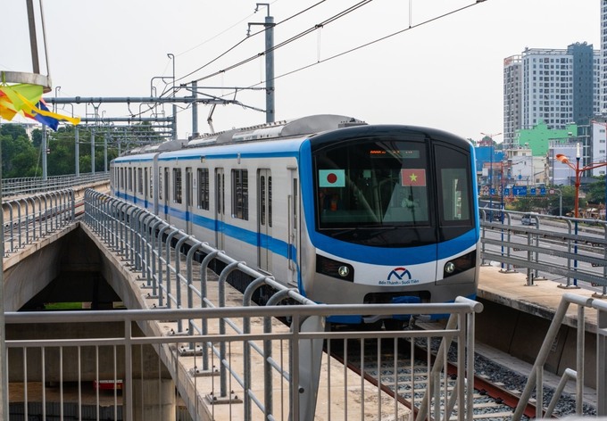 Tuyến Metro số 1 (Bến Thành - Suối Tiên) đi vào hoạt động vào ngày 22/12/2024