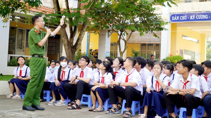 Công tác tuyên truyền góp phần giúp học sinh hiểu về tác hại của ma túy và tránh xa