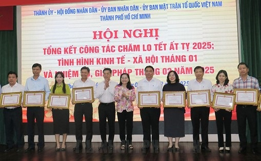 Hội nghị tổng kết công tác chăm lo Tết Ất Tỵ 2025