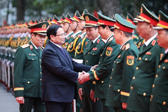 Lãnh đạo Bộ Quốc phòng, Học viện Quân y đón Thủ tướng Phạm Minh Chính