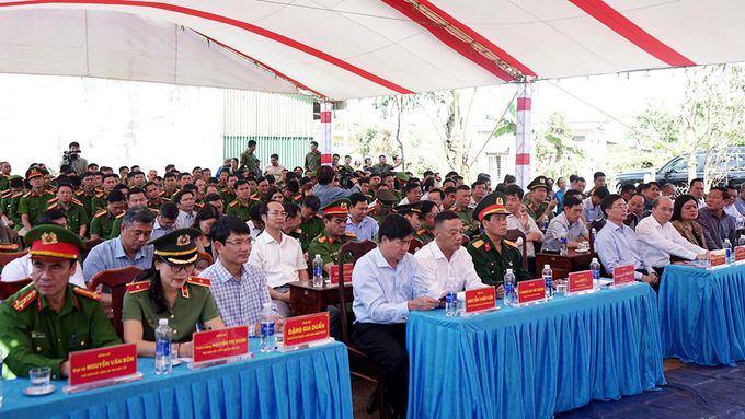 Các đại biểu dự lễ khởi công
