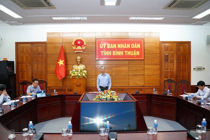 Phó Chủ tịch Thường trực UBND tỉnh Phan Văn Đăng đã chủ trì buổi làm việc