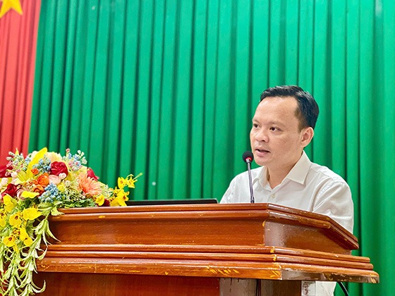Ông Hoàng Quốc Cường - Giám đốc Sở Y tế Cần Thơ phát biểu khai mạc
