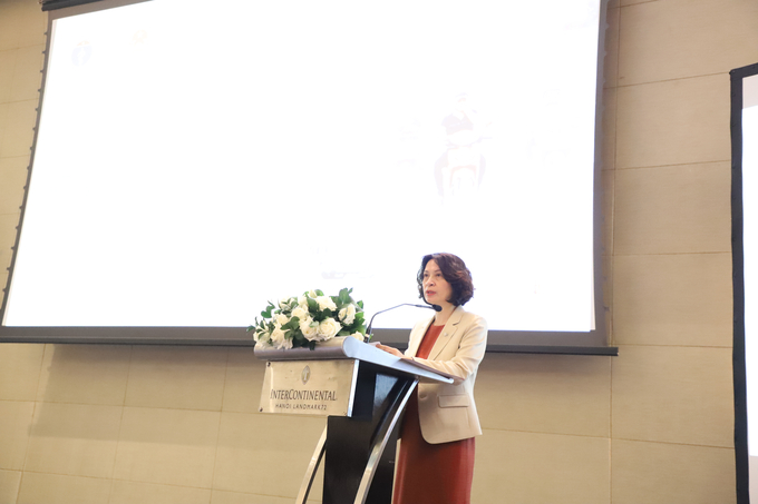 PGS.TS Nguyễn Thị Liên Hương, Thứ trưởng Bộ Y tế phát biểu tại hội thảo