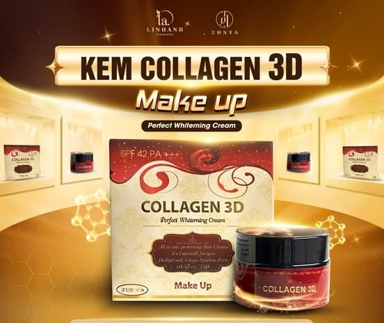 ZUN YA COLLAGEN 3D PERFECT WHITENING CREAM MAKE UP bị thu hồi vì có công thức không đúng như hồ sơ đã công bố và có nhãn ghi công dụng không phù hợp với hồ sơ công bố