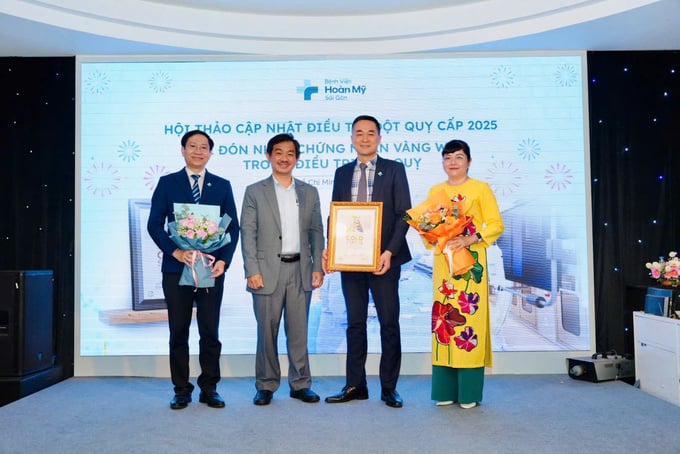 Bệnh viện Hoàn Mỹ Sài Gòn nhận chứng nhận Vàng của Hội Đột quỵ Thế giới