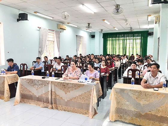 Toàn cảnh lớp tập huấn (Ảnh: Văn Toàn)