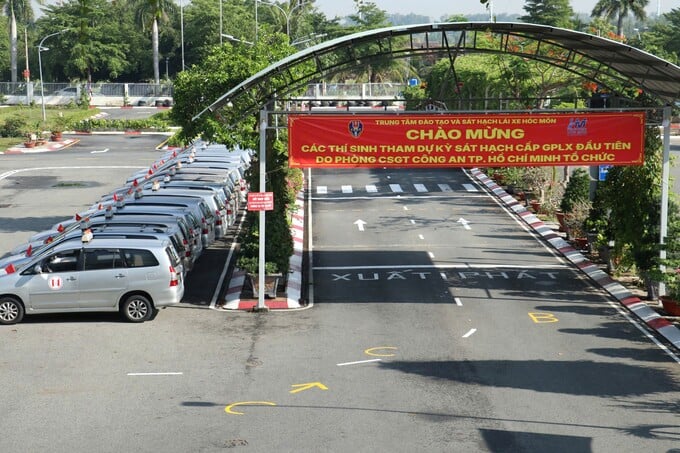 Phòng CSGT chuẩn bị kỹ lưỡng về chuyên môn nghiệp vụ và cơ sở vật chất để phục vụ công tác tổ chức sát hạch cấp GPLX