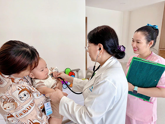 Bệnh nhi đã được điều trị khỏi và xuất viện