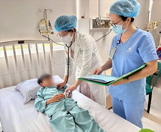 Bệnh nhi bị ngạt khí được cấp cứu kịp thời