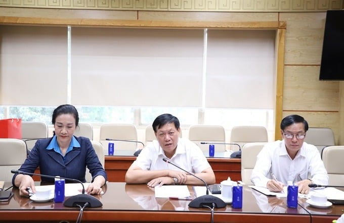 Thứ trưởng Bộ Y tế Đỗ Xuân Tuyên phát biểu