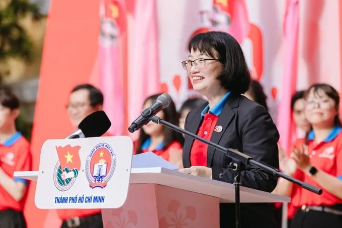 Phó Chủ tịch UBND TP. HCM Trần Thị Diệu Thúy phát biểu tại chương trình