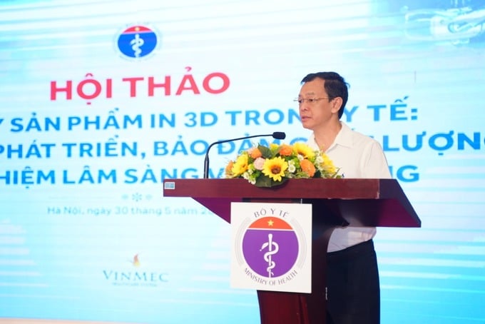 Thứ trưởng Bộ Y tế Nguyễn Tri Thức phát biểu khai mạc