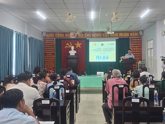 BS.CKII Hà Tấn Vinh phát biểu khai mạc tại hội thảo
