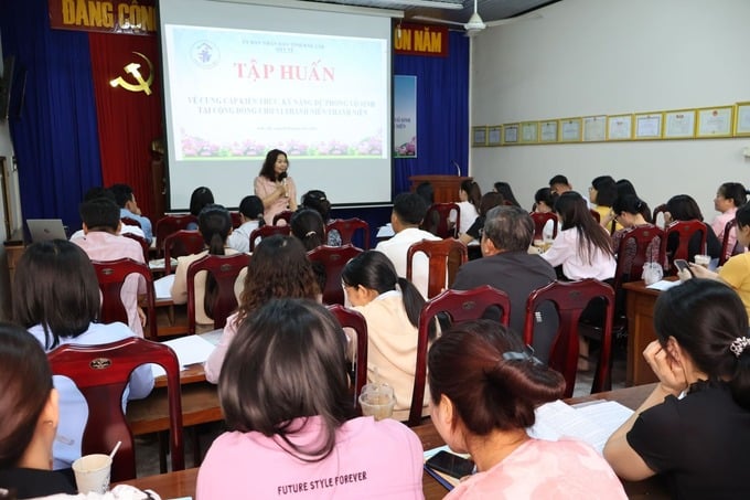 Toàn cảnh lớp tập huấn.