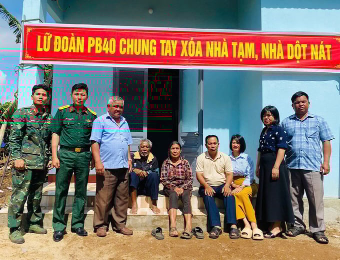 Xã Adơk, huyện Đak Đoa đã hoàn thành xây dựng và sửa chữa 64/89 nhà ở cho người dân (Ảnh: P.D)