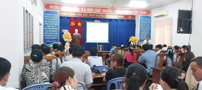 Quang cảnh lớp tập huấn