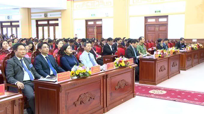 Các đại biểu tham dự Đại hội Đảng bộ phường Kon Tum lần thứ I, nhiệm kỳ 2025 - 2030