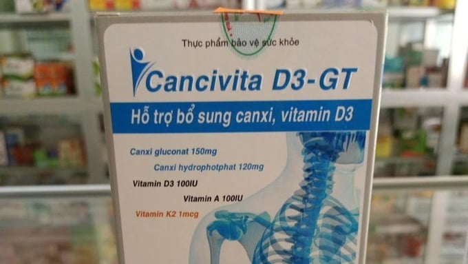 Hình ảnh sản phẩm bị thu hồi. Ảnh: Nhân Dân