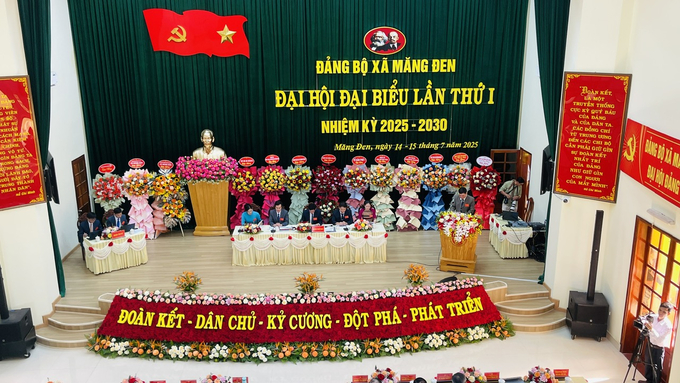 Đại hội Đại biểu Đảng bộ Xã Măng Đen lần thứ I nhiệm kỳ 2025-2030