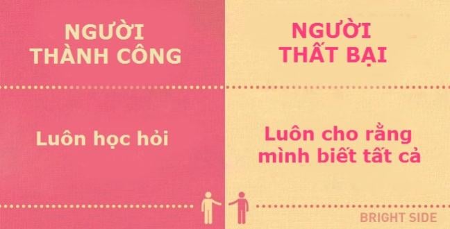 14 diem khac biet hoan toan giua nguoi thanh cong va ke that bai