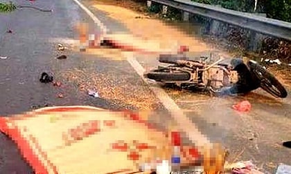 Hai xe không biển số đấu đầu, 4 người thương vong
