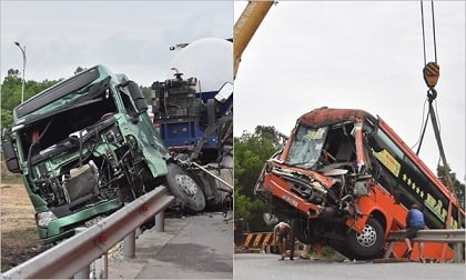 Kết quả nồng độ cồn của tài xế xe đầu kéo và 2 xe khách đâm liên hoàn ở Huế