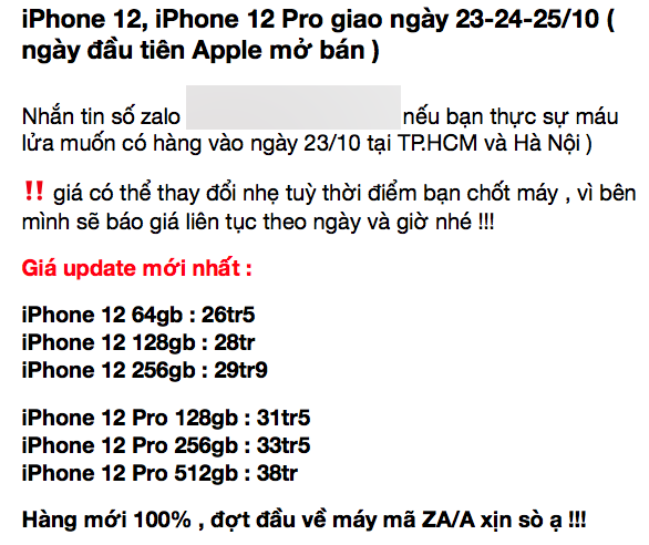 Mất thêm 10 triệu đồng để sở hữu sớm iPhone 12 Pro Max tại Việt Nam - 1